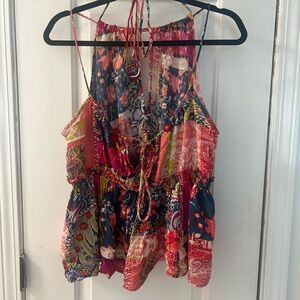 Rachel Zoe Multicolor Floral Tank Top